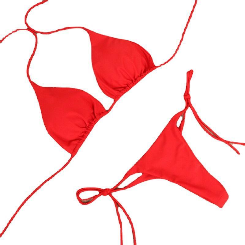 Bikini Femme – Halter à Nouer au Cou | Deux Pièces Élégant & Sexy